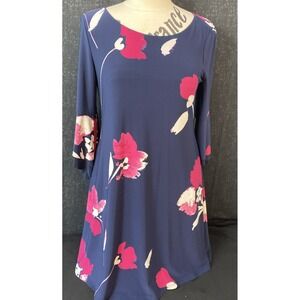 Ralph Lauren Women 8 Shift Dress Floral Preppy Feminine Bell Sleeve CUTE‎